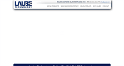 Desktop Screenshot of laube.com