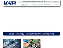 Tablet Screenshot of laube.com